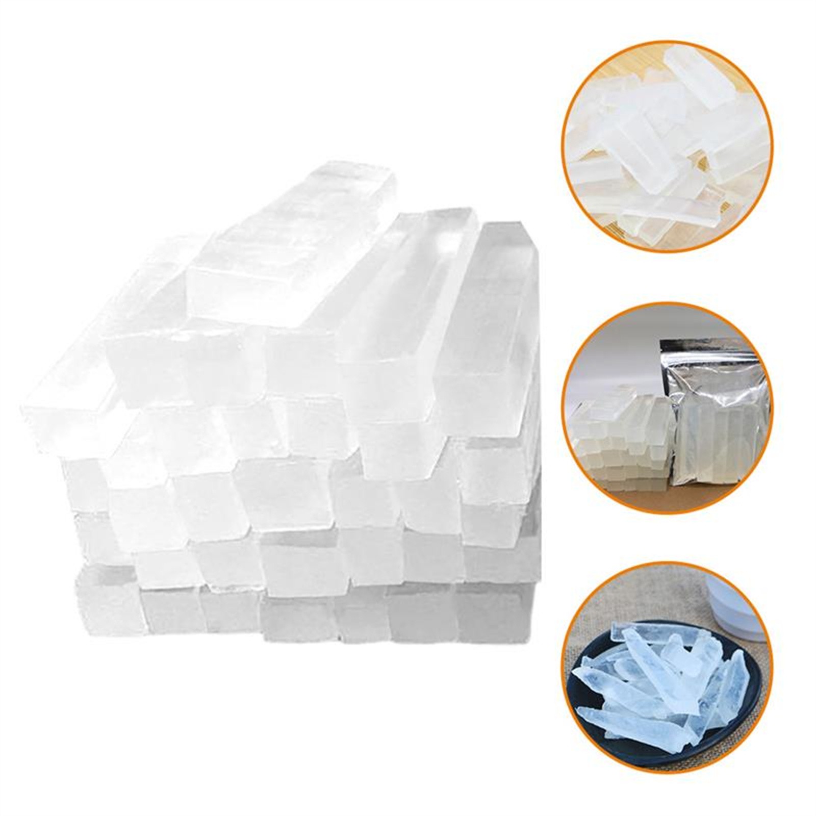 Soap Making Ingredients Natural - Base de Jabón de Glicerina Transparente,