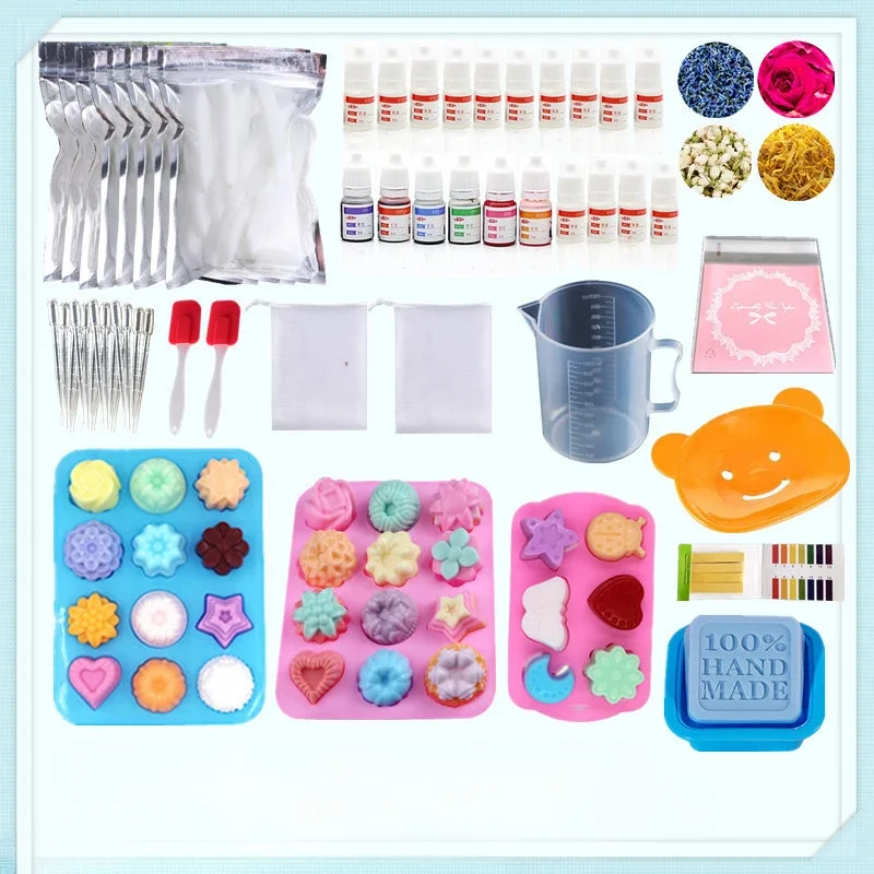 Soap Making Ingredients Natural - Kit de material esencial hecho a