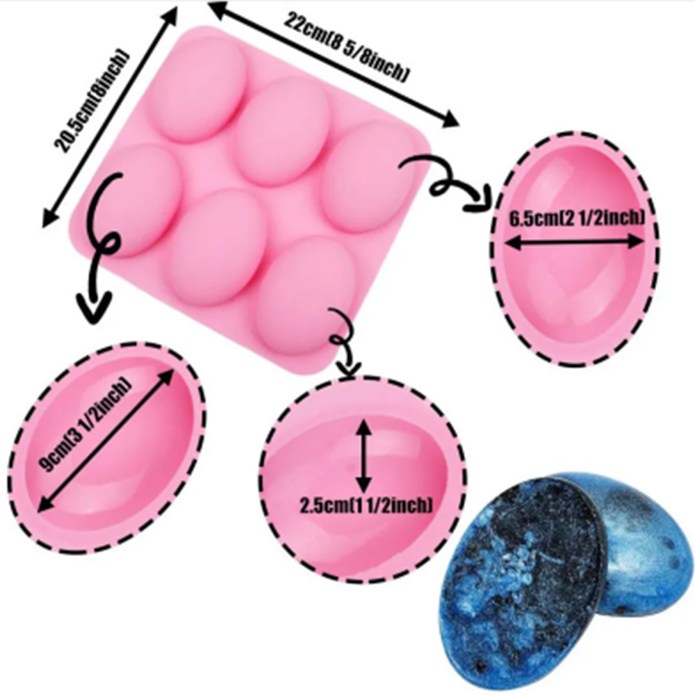 Molde de jabón de silicona ova - Soap Making At Home reseña y precio
